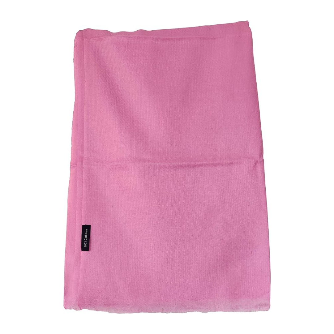 Solid color cashmere scarf