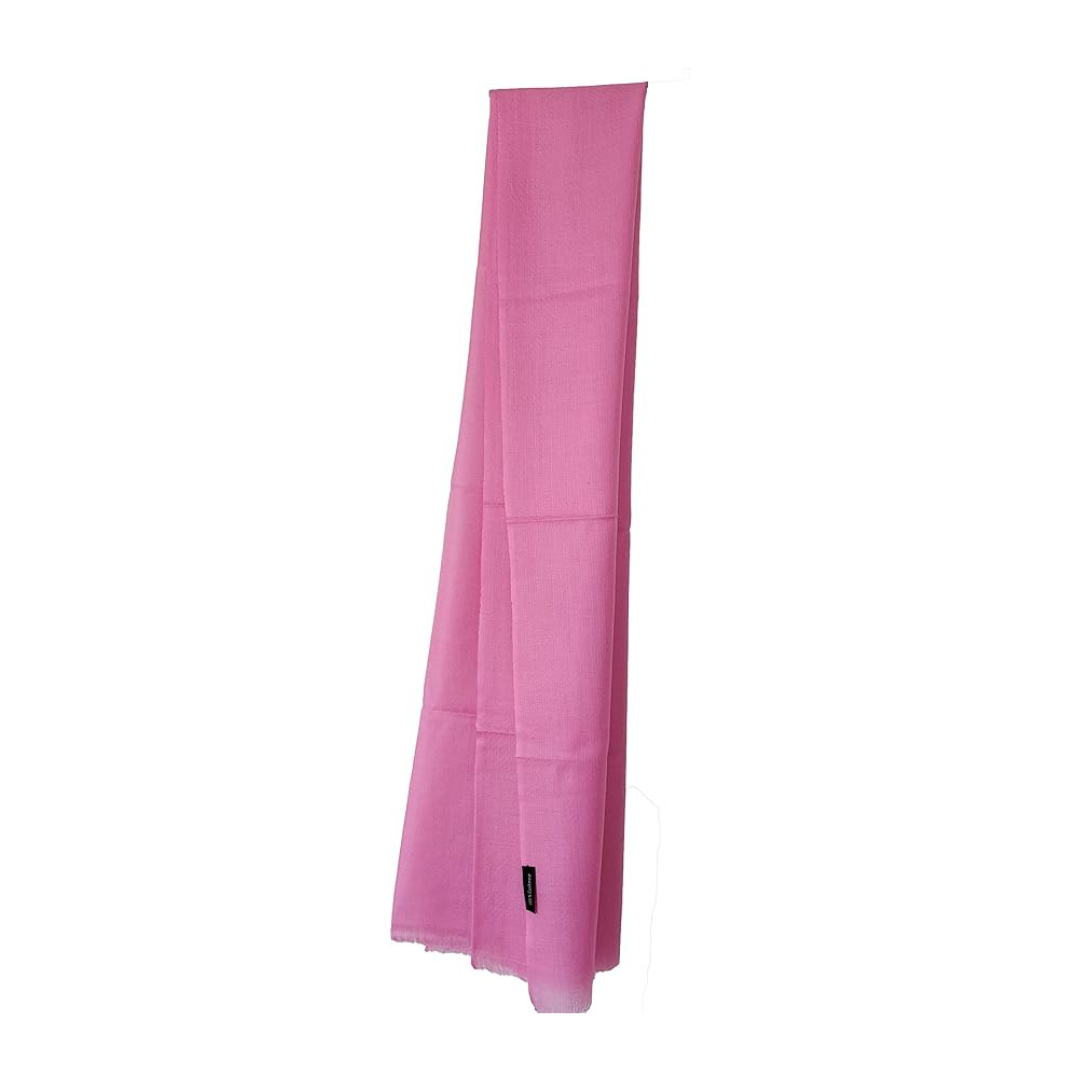 Solid color cashmere scarf