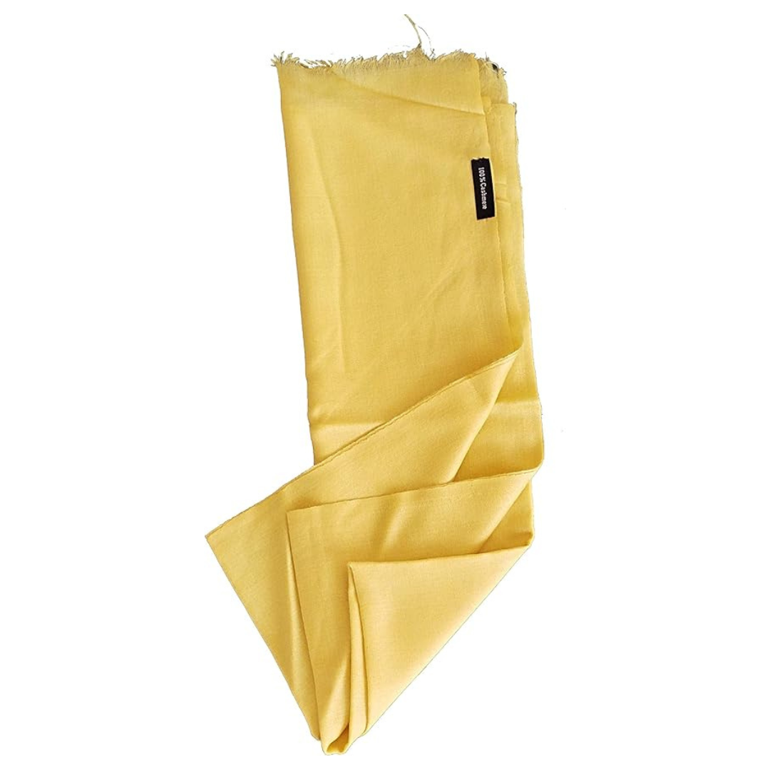 Solid color cashmere scarf