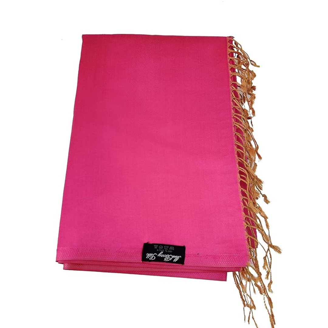 Silk solid color scarves