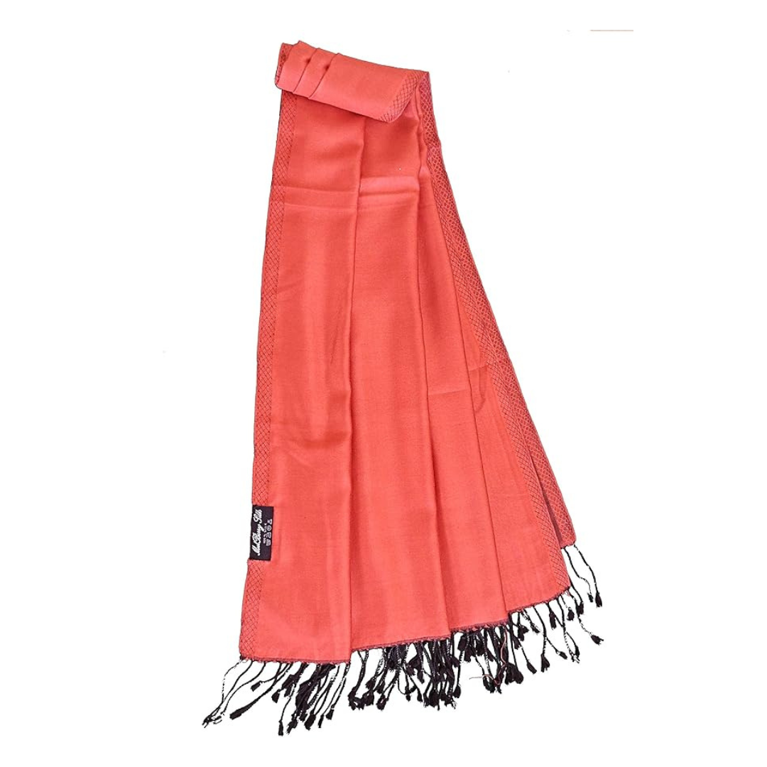 Silk solid color scarves